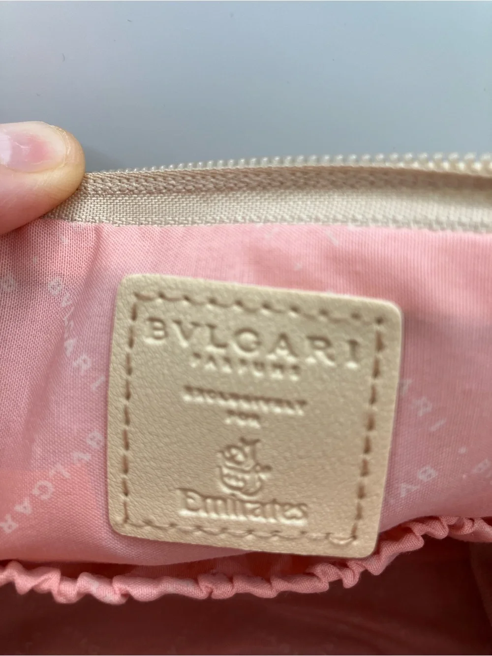 Bvlgari x Emirates Cosmetic Bag